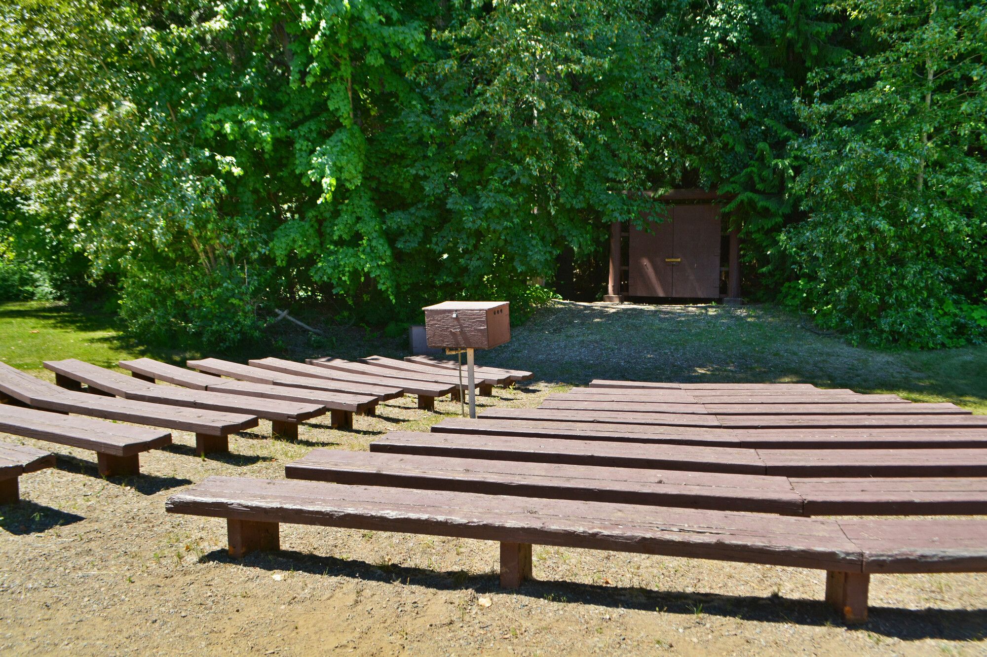 Amphitheater in Shuswap Lake Park.