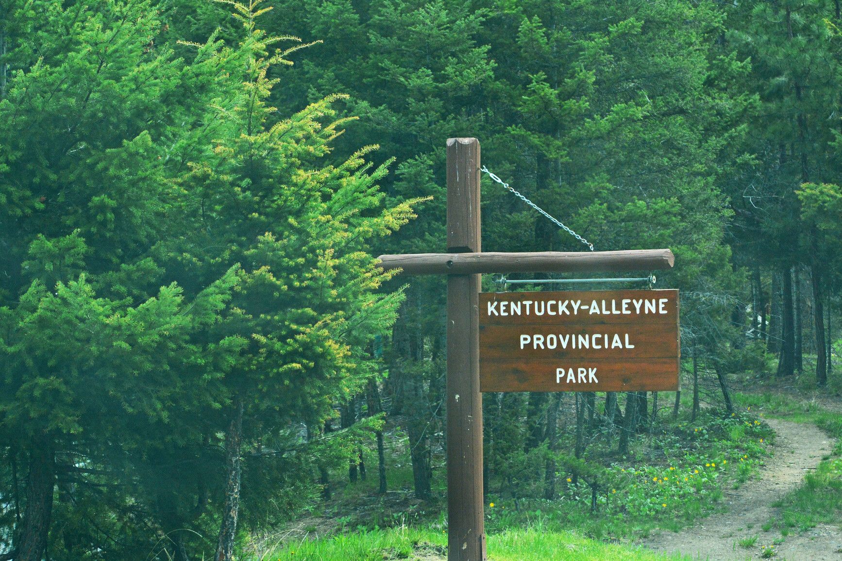 Kentucky-Alleyne Park entrance sign.