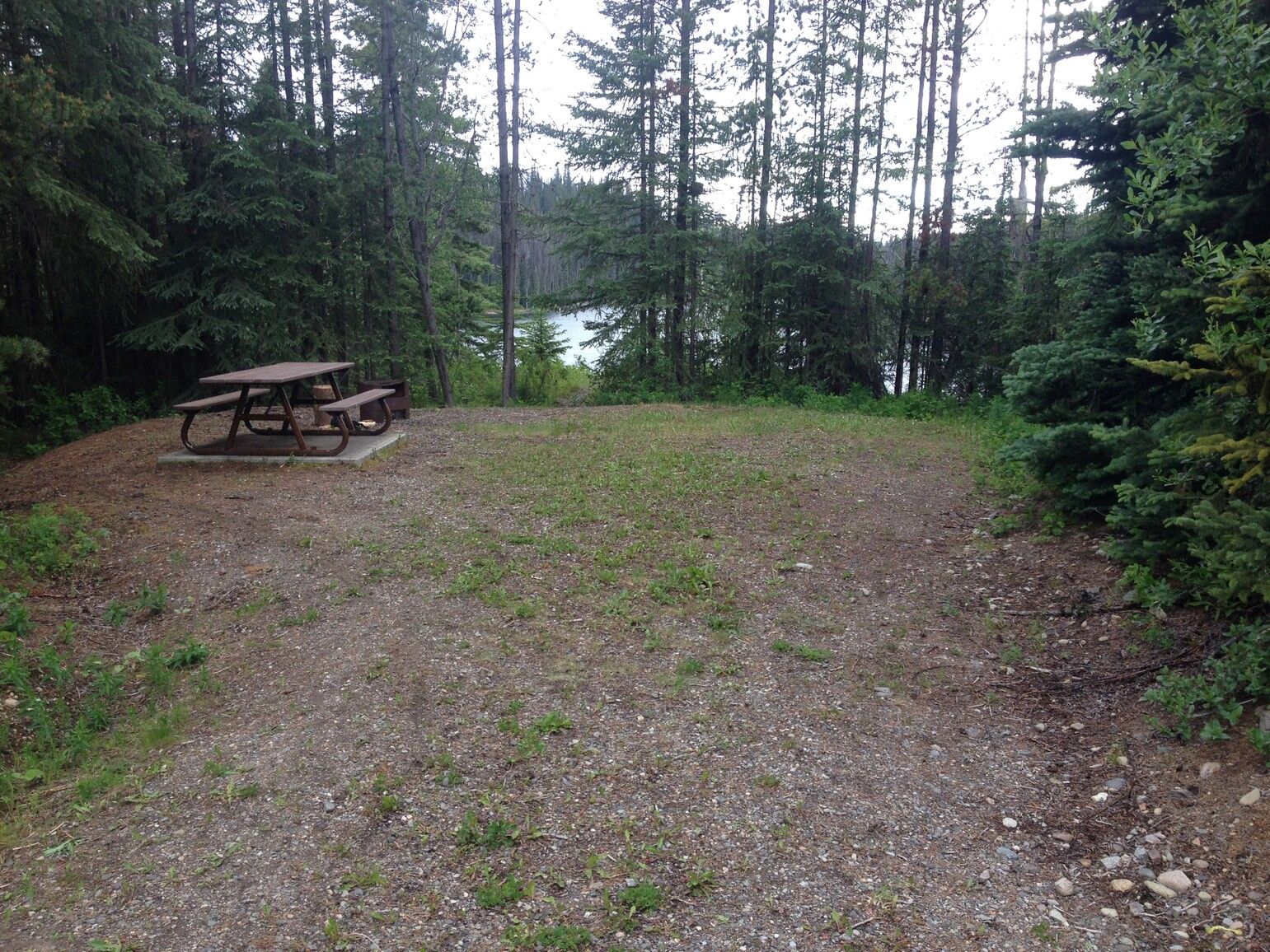 One of eight first-come, first-serve campsites in Little Andrews Bay Marine Park.