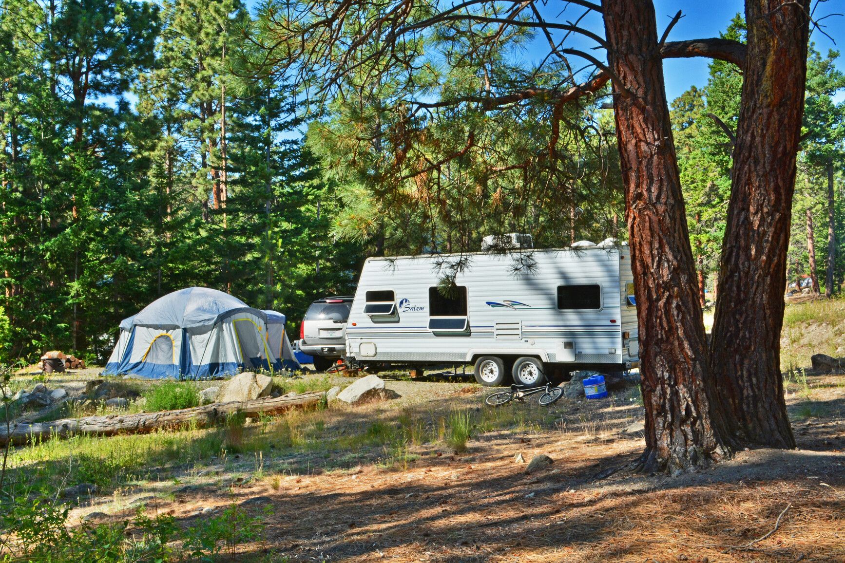 Monck Park's campsites provide the perfect spot for relaxation and adventure