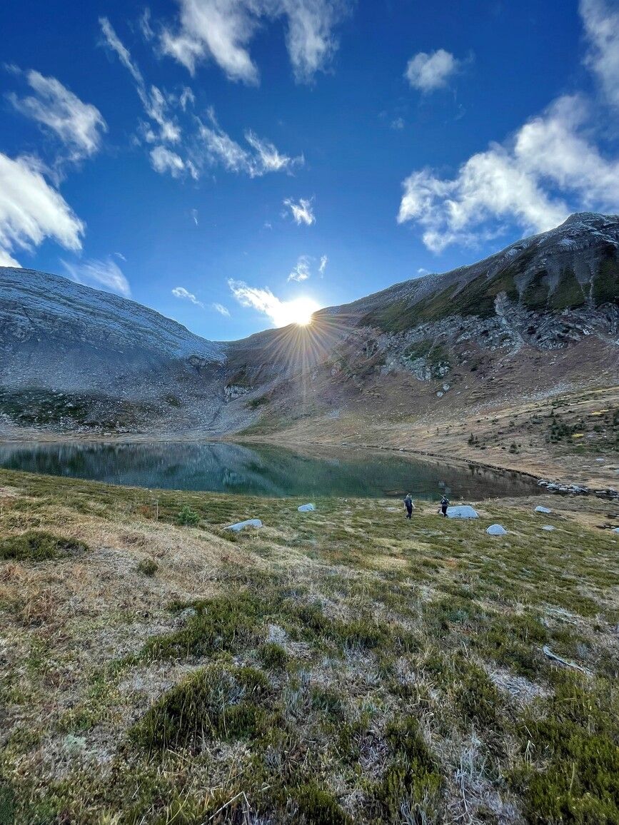 A proglacial lake is all that remains of the glacier which created it. Location above Ozalenka Cabin in West Twin Park.